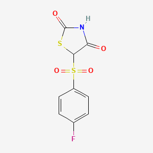 2,4-Thiazolidinedione, 5-[(4-fluorophenyl)sulfonyl]-