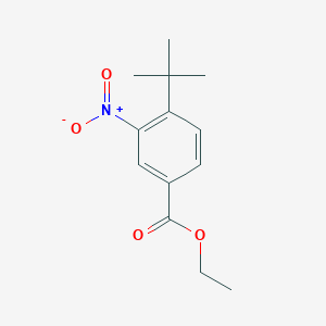 molecular formula C13H17NO4 B1430368 4-叔丁基-3-硝基苯甲酸乙酯 CAS No. 92042-08-5