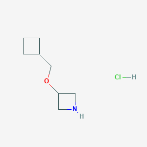 3-(Cyclobutylmethoxy)azetidine trifluoroacetate