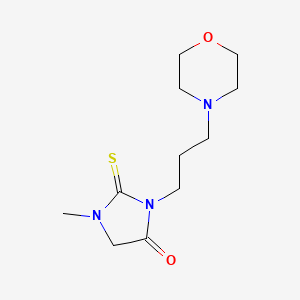 1-Methyl-3-(3-morpholinopropyl)-2-thioxoimidazolidin-4-one