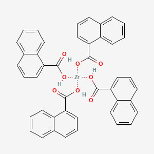 molecular formula C44H32O8Z B1430380 naphthalene-1-carboxylic acid;zirconium CAS No. 72854-21-8