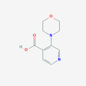 molecular formula C10H12N2O3 B1430387 3-Morpholinoisonicotinic acid CAS No. 1259319-33-9