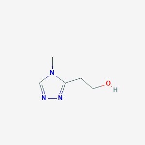 molecular formula C5H9N3O B1430402 2-(4-methyl-4H-1,2,4-triazol-3-yl)ethan-1-ol CAS No. 1517255-85-4
