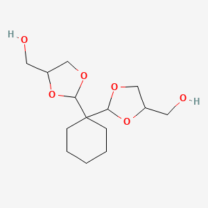 [Cyclohexane-1,1-diyldi(1,3-dioxolane-2,4-diyl)]dimethanol