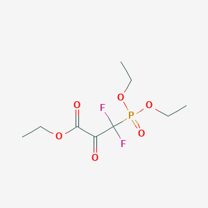 Propanoic acid, 3-(diethoxyphosphinyl)-3,3-difluoro-2-oxo-, ethyl ester