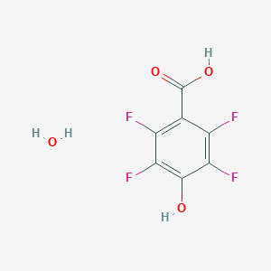 B143043 2,3,5,6-Tetrafluoro-4-hydroxybenzoic acid hydrate CAS No. 143201-17-6