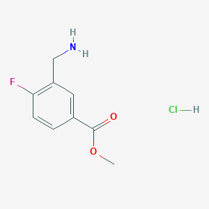 Methyl 3-(aminomethyl)-4-fluorobenzoate hydrochloride