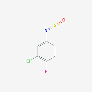 2-Chloro-1-fluoro-4-(sulfinylamino)benzene
