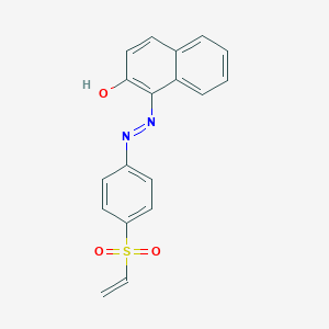 1-{2-[4-(Ethenesulfonyl)phenyl]hydrazinylidene}naphthalen-2(1H)-one