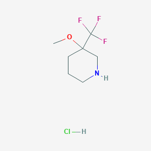 3-Methoxy-3-(trifluoromethyl)piperidine hydrochloride