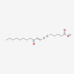 10-Oxooctadec-8-en-6-ynoic acid