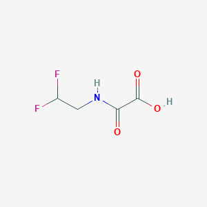 [(2,2-Difluoroethyl)carbamoyl]formic acid