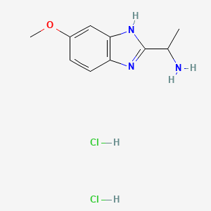 1-(5-methoxy-1H-1,3-benzodiazol-2-yl)ethan-1-amine dihydrochloride