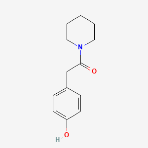 2-(4-Hydroxyphenyl)-1-(piperidin-1-yl)ethan-1-one