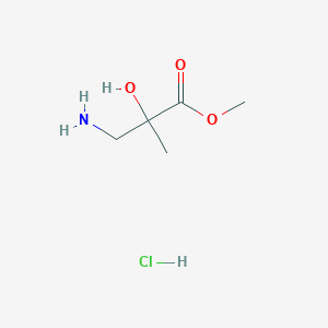 Methyl 3-amino-2-hydroxy-2-methylpropanoate hydrochloride