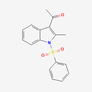 1H-Indole, 3-acetyl-2-methyl-1-(phenylsulfonyl)-