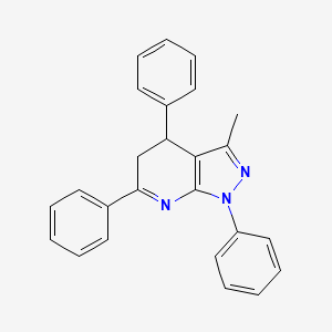 3-Methyl-1,4,6-triphenyl-4,5-dihydro-1H-pyrazolo[3,4-b]pyridine