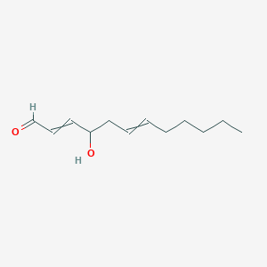 4-Hydroxydodeca-2,6-dienal