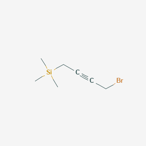 (4-Bromobut-2-yn-1-yl)(trimethyl)silane