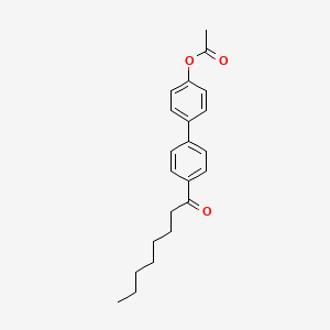4'-Octanoyl[1,1'-biphenyl]-4-yl acetate