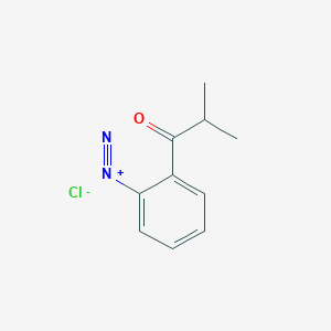 2-Methyl-1-oxopropyl-benzenediazonium chloride