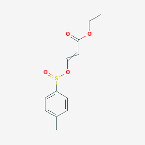 Ethyl 3-[(4-methylbenzene-1-sulfinyl)oxy]prop-2-enoate