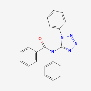 N-Phenyl-N-(1-phenyl-1H-tetrazol-5-yl)benzamide