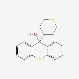 9-(Thian-4-YL)-9H-thioxanthen-9-OL