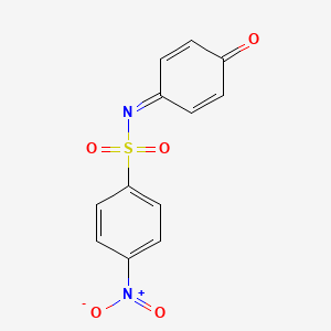 Benzenesulfonamide, 4-nitro-N-(4-oxo-2,5-cyclohexadien-1-ylidene)-