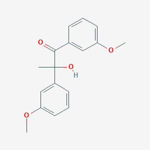 2-Hydroxy-1,2-bis(3-methoxyphenyl)propan-1-one