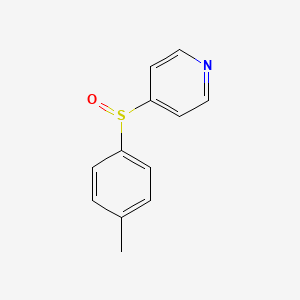 4-(4-Methylbenzene-1-sulfinyl)pyridine