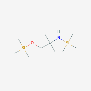 1,1,1-Trimethyl-N-{2-methyl-1-[(trimethylsilyl)oxy]propan-2-yl}silanamine