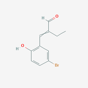 2-[(5-Bromo-2-hydroxyphenyl)methylidene]butanal