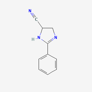 2-Phenyl-4,5-dihydro-1H-imidazole-5-carbonitrile