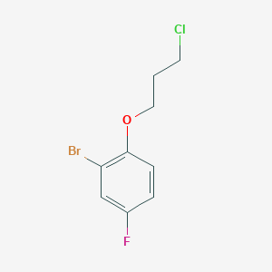 2-Bromo-1-(3-chloropropoxy)-4-fluorobenzene