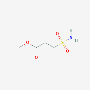 molecular formula C6H13NO4S B1430553 2-甲基-3-磺酰胺基丁酸甲酯 CAS No. 1797757-55-1