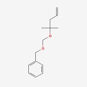 ({[(2-Methylpent-4-en-2-yl)oxy]methoxy}methyl)benzene