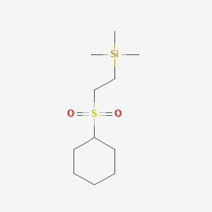 [2-(Cyclohexanesulfonyl)ethyl](trimethyl)silane