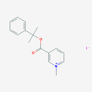 1-Methyl-3-{[(2-phenylpropan-2-yl)oxy]carbonyl}pyridin-1-ium iodide