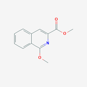 molecular formula C12H11NO3 B1430569 Methyl 1-methoxyisoquinoline-3-carboxylate CAS No. 1803570-85-5