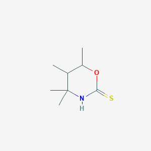 2H-1,3-Oxazine-2-thione, tetrahydro-4,4,5,6-tetramethyl-