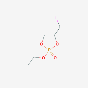 2-Ethoxy-4-(iodomethyl)-1,3,2lambda~5~-dioxaphospholan-2-one