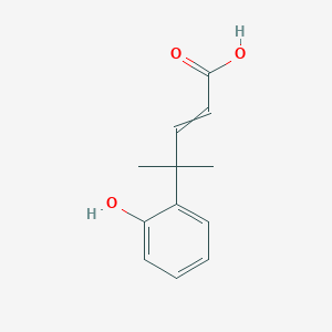 4-(2-Hydroxyphenyl)-4-methylpent-2-enoic acid