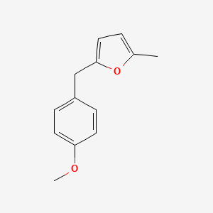 2-[(4-Methoxyphenyl)methyl]-5-methylfuran