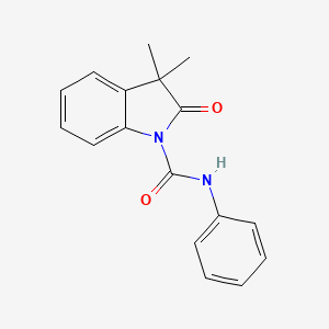 3,3-Dimethyl-2-oxo-N-phenyl-2,3-dihydro-1H-indole-1-carboxamide