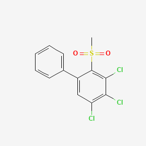 3,4,5-Trichloro-2-(methanesulfonyl)-1,1'-biphenyl