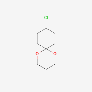 9-Chloro-1,5-dioxaspiro[5.5]undecane