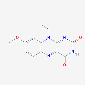 10-Ethyl-8-methoxybenzo[g]pteridine-2,4(3H,10H)-dione