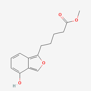 Methyl 5-(4-hydroxy-2-benzofuran-1-YL)pentanoate