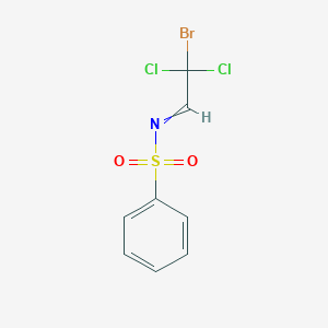 N-(2-Bromo-2,2-dichloroethylidene)benzenesulfonamide